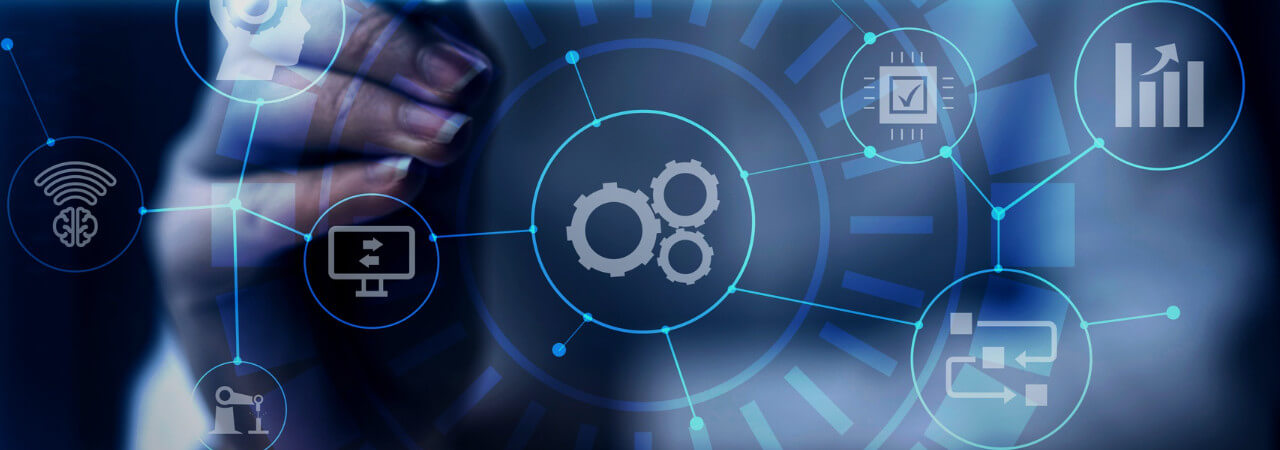 An image of business strategy based on data management